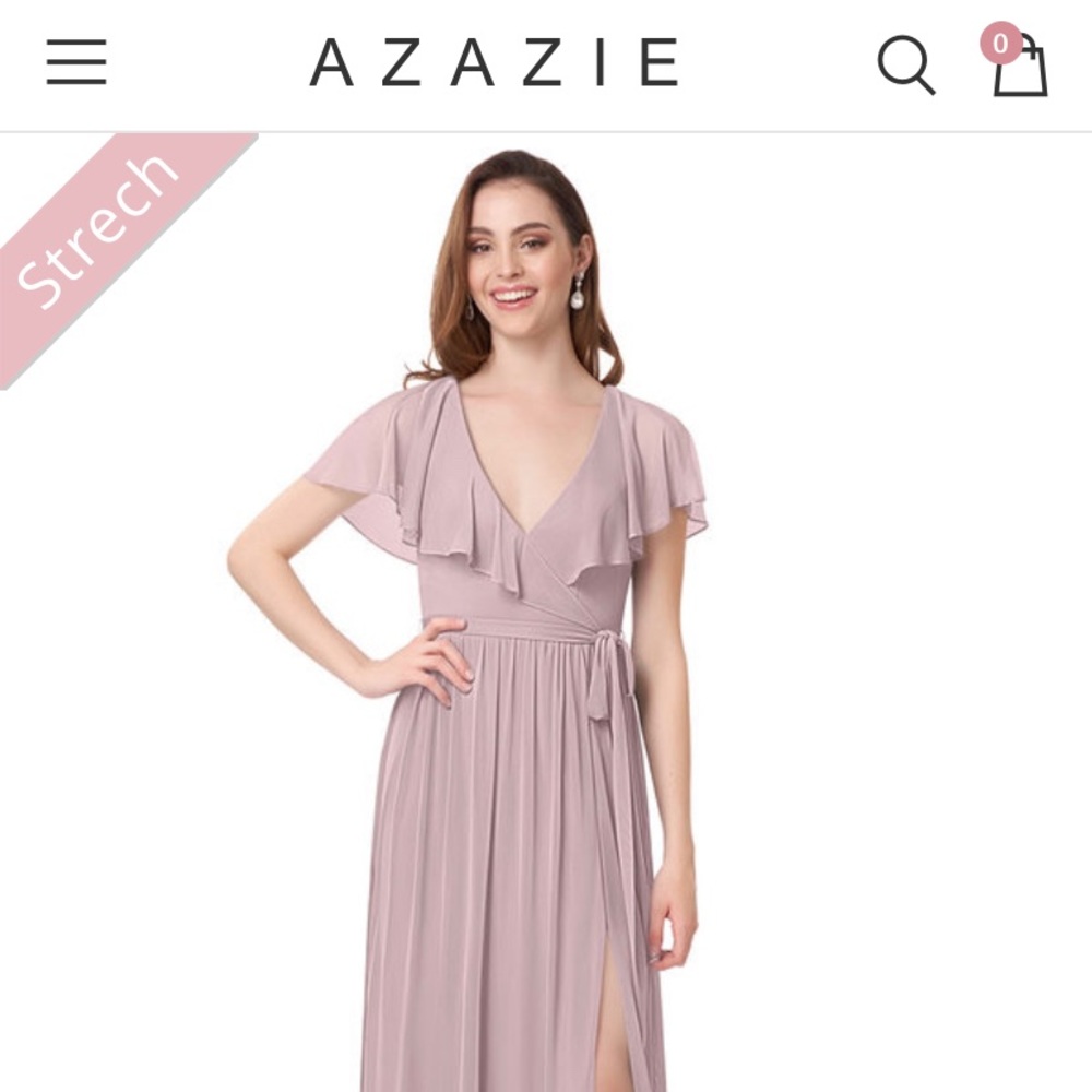 Vintage mauve size 6 Azazie “Jael”